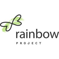 The Rainbow Project logo, The Rainbow Project contact details