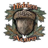 The Hidden Acorn logo, The Hidden Acorn contact details