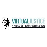 NCCU School of Law Virtual Justice Project logo, NCCU School of Law Virtual Justice Project contact details