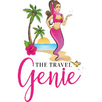 The Travel Genie logo, The Travel Genie contact details