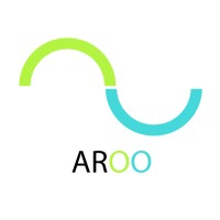 AROO logo, AROO contact details