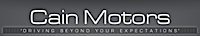 Cain Motors logo, Cain Motors contact details