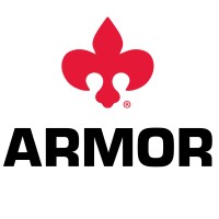 The Armor Group logo, The Armor Group contact details