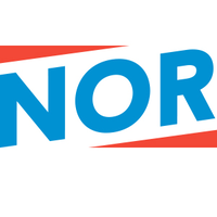 NOR AS logo, NOR AS contact details