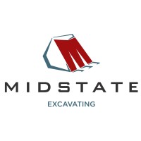 Midstate Excavating logo, Midstate Excavating contact details