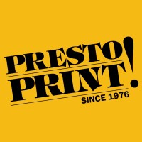 Presto Print logo, Presto Print contact details