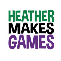 Heather Makes Games logo, Heather Makes Games contact details