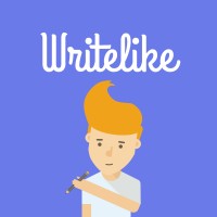 Writelike logo, Writelike contact details