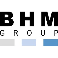 BHM GROUP logo, BHM GROUP contact details