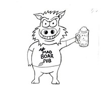 The Mad Boar Pub logo, The Mad Boar Pub contact details