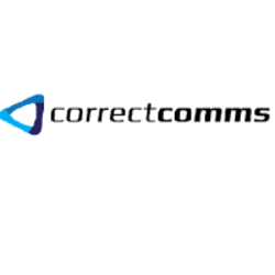 CorrectComms logo, CorrectComms contact details