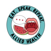 Eat. Speak. Repeat. Allied Health logo, Eat. Speak. Repeat. Allied Health contact details