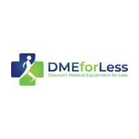 DMEforLess logo, DMEforLess contact details