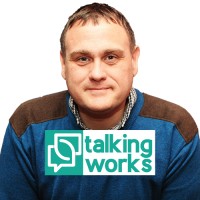 Talking Works logo, Talking Works contact details