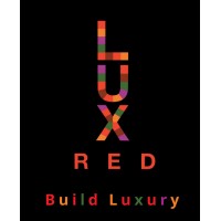 LUXred logo, LUXred contact details