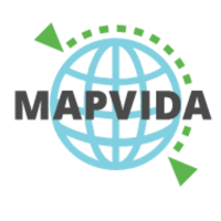 MapVida logo, MapVida contact details