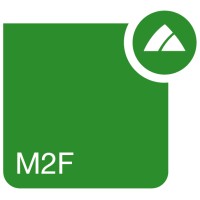 M2F logo, M2F contact details