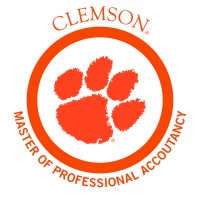 Clemson University Master of Professional Accountancy logo, Clemson University Master of Professional Accountancy contact details