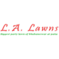 L A Lawns logo, L A Lawns contact details