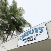 'Carolyn''s Designer Resale' logo, 'Carolyn''s Designer Resale' contact details