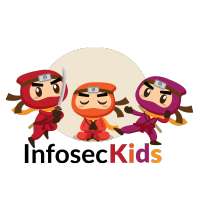 InfosecKids logo, InfosecKids contact details