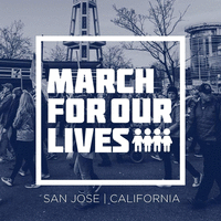 March for Our Lives San Jose logo, March for Our Lives San Jose contact details