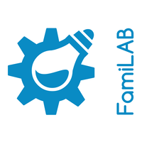 FamiLAB logo, FamiLAB contact details