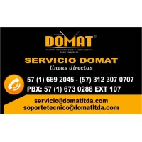 DOMAT logo, DOMAT contact details