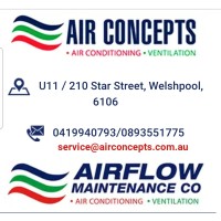 Air Concepts Pty Ltd  t/a Airflow Maintenance Co logo, Air Concepts Pty Ltd  t/a Airflow Maintenance Co contact details