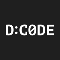 D:CODE logo, D:CODE contact details