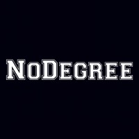 NoDegree.com logo, NoDegree.com contact details