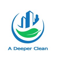 A Deeper Clean logo, A Deeper Clean contact details