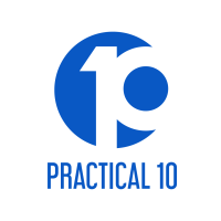 Practical10 logo, Practical10 contact details