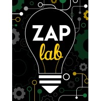 ZapLab logo, ZapLab contact details