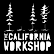 The California Workshop logo, The California Workshop contact details