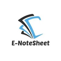 E-NoteSheet logo, E-NoteSheet contact details