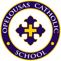 Opelousas Catholic School logo, Opelousas Catholic School contact details