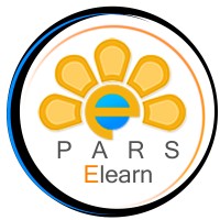 eLearn Pars logo, eLearn Pars contact details