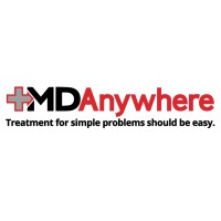 MDAnywhere logo, MDAnywhere contact details