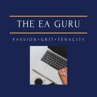 The EA Guru logo, The EA Guru contact details