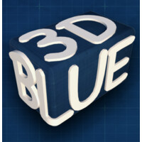 3D Blue logo, 3D Blue contact details