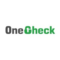 OneCheck logo, OneCheck contact details