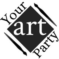 Your Art Party logo, Your Art Party contact details