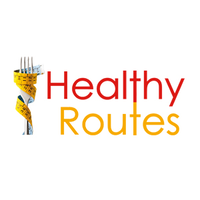 HealthyRoutes logo, HealthyRoutes contact details