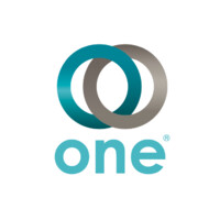 O N E logo, O N E contact details