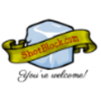 ShotBlock.com logo, ShotBlock.com contact details