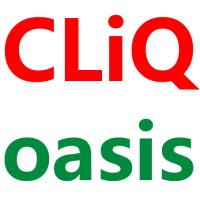 CLiQoasis logo, CLiQoasis contact details