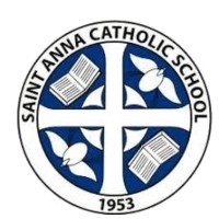 St Anna School logo, St Anna School contact details