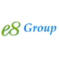 e8 Group logo, e8 Group contact details