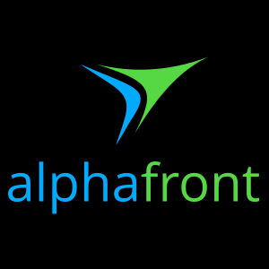 Alphafront logo, Alphafront contact details